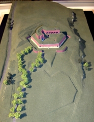 Maquette van Fort Sint Pieter. Met dank aan Stichting MAASTRICHT 1867.
